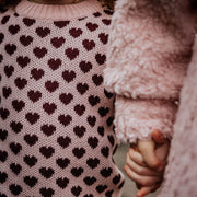 Fliink JANIE CASHMERE HEART PULLOVER