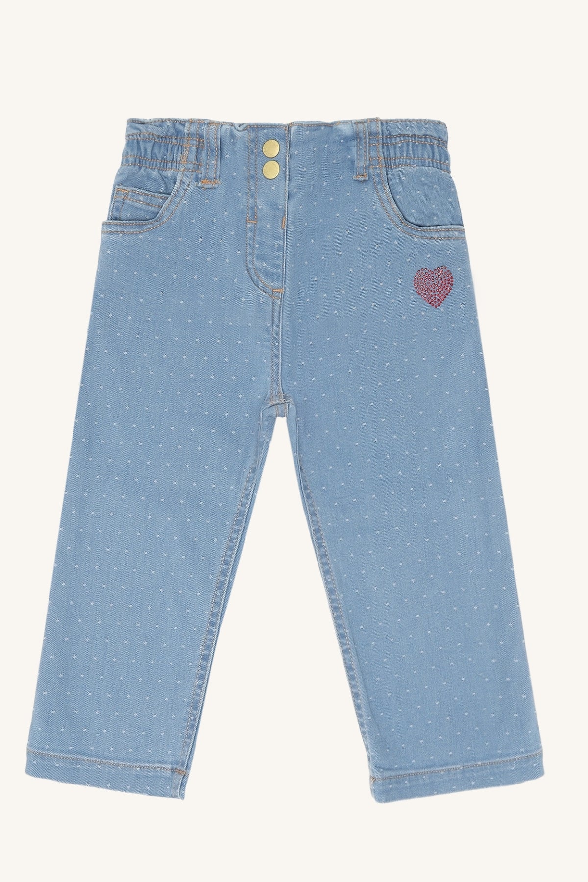 HC Theresa Dotty denim 116/6Y