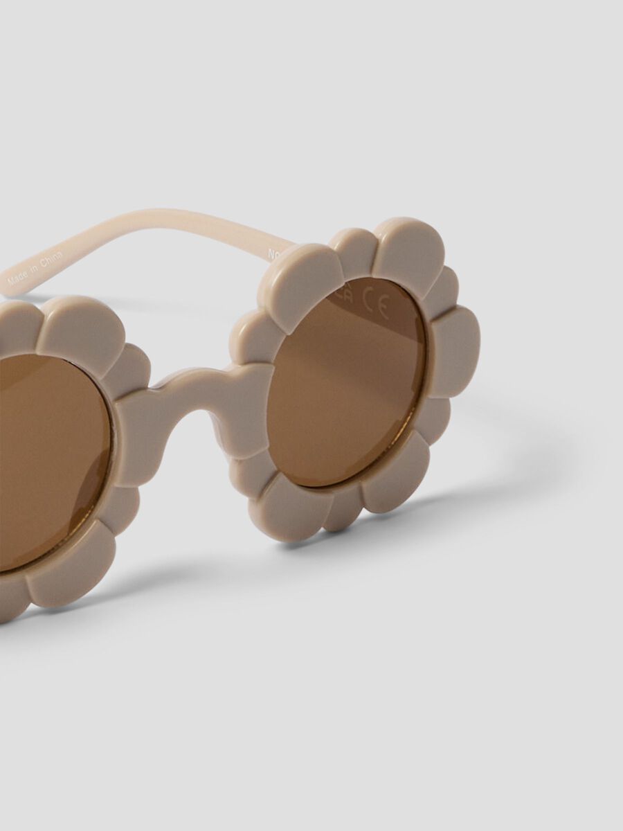 Lil Atelier NMNFLARE SUNGLASSES LIL - OXFORD TAN