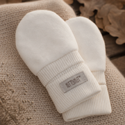 HUTTEliHUT - Mittens Wool Fleece Tofu 50/12-24m