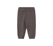 Pow, knitwear bottoms, Baby - Dusty brown mel