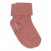 Mp Uld rib sokker Vintage Rose