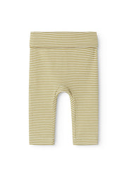Piva - Modal Fine Rib, bukser Olive stripe / 50/0-1m