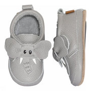 Elephant leather slippers - Opal Gray