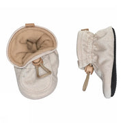 Glitter textile slippers - Gold Glitter