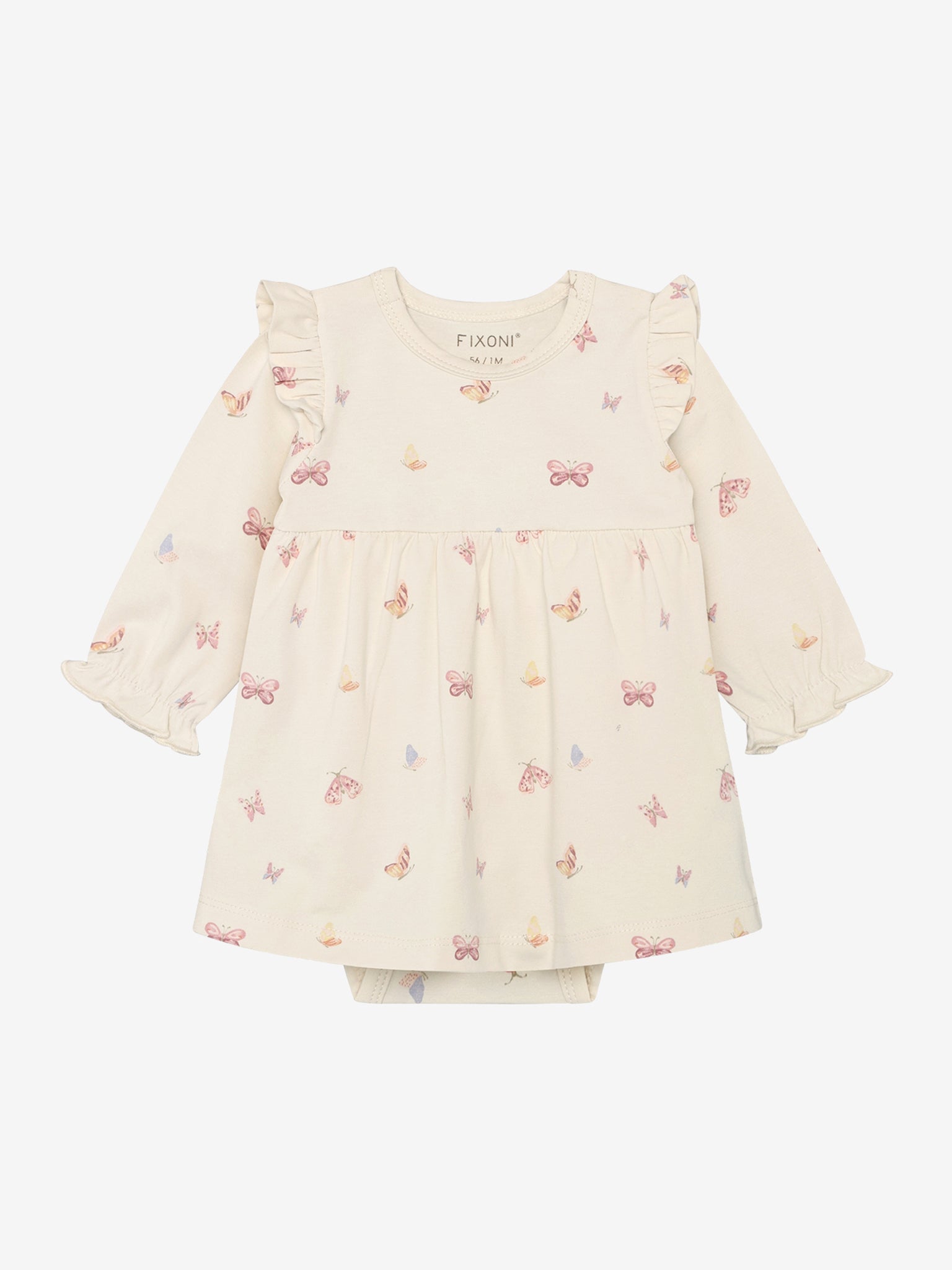 Fixoni - Body Dress LS Bleached Mauve 80/12m