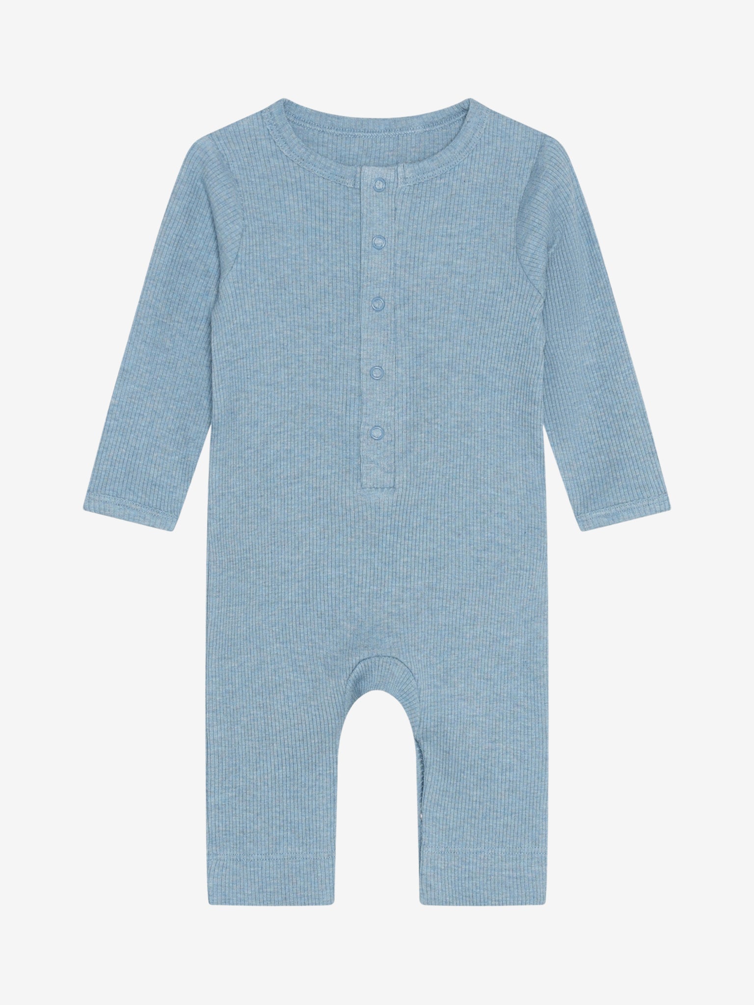 Fixoni - Rompers LS Melange Rib