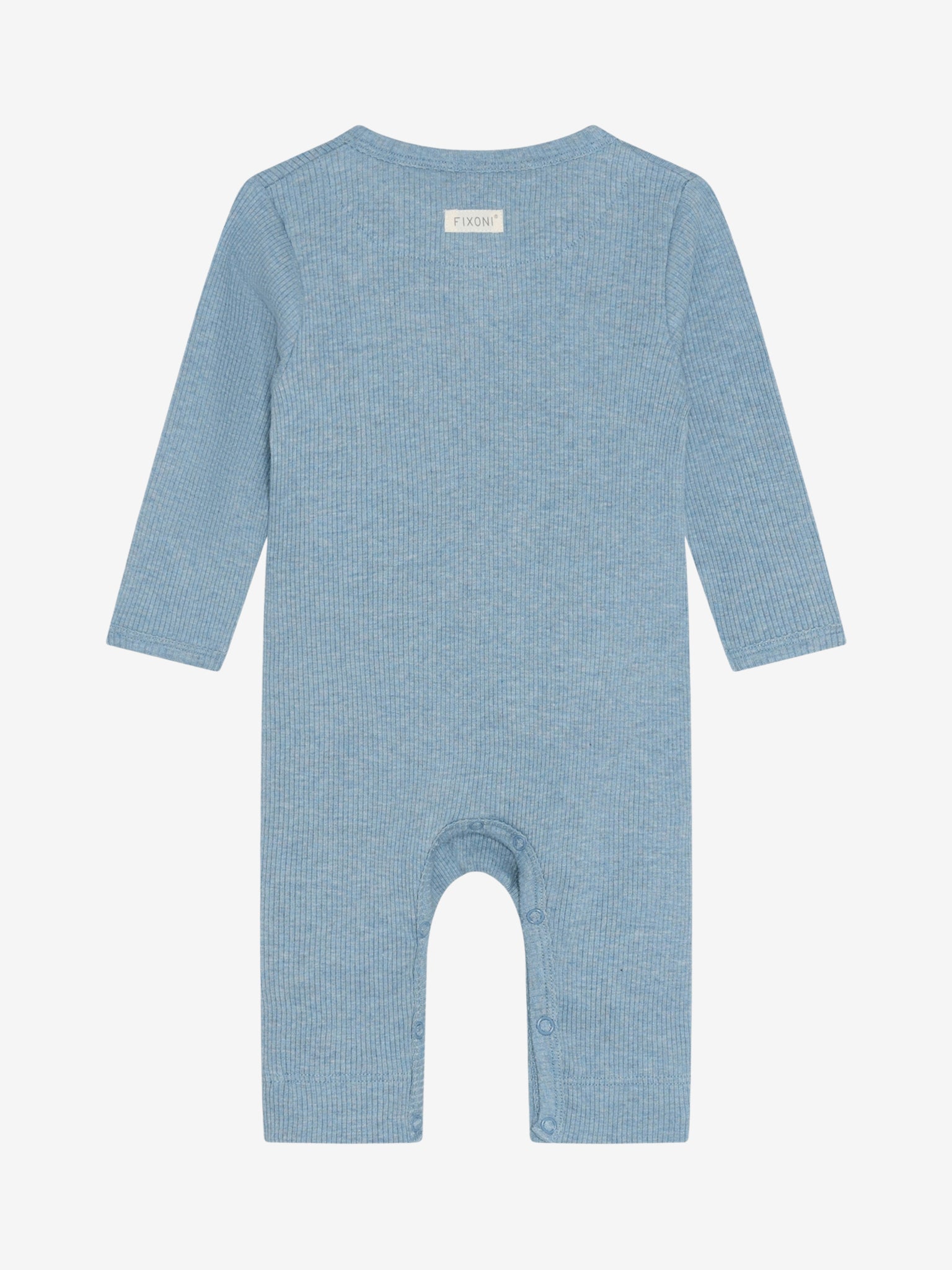 Fixoni - Rompers LS Melange Rib