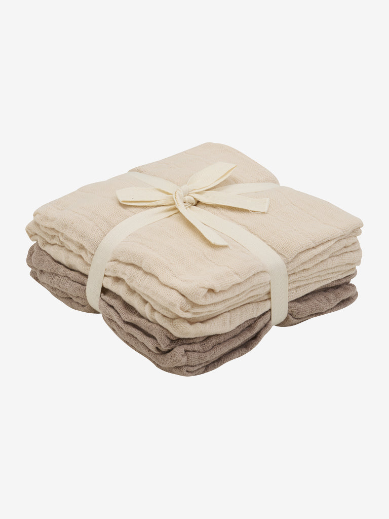 Pippi - Cloth Muslin solid (4-pack) Nomad