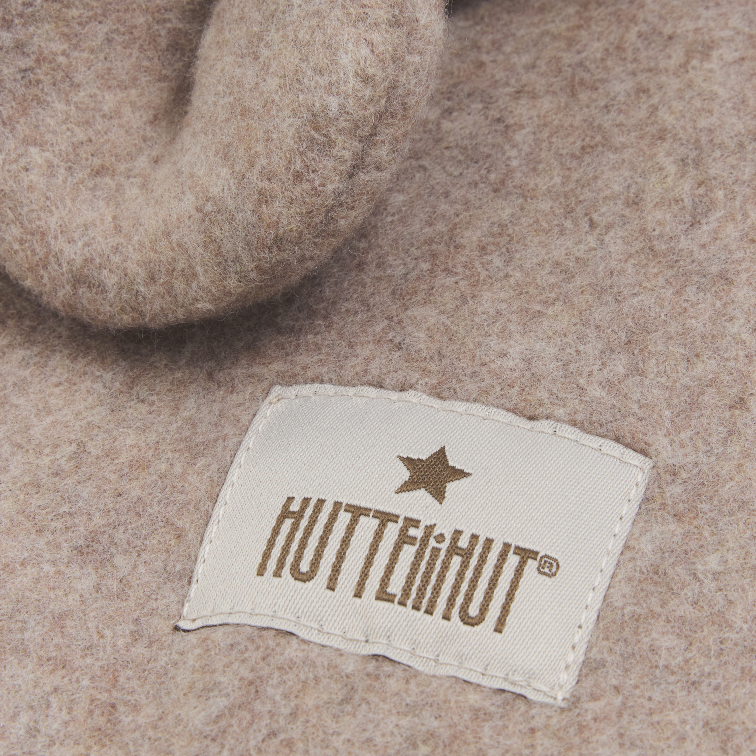 HUTTEliHUT - Elefanthue med Ører og Uldfleece 53/4-6Y