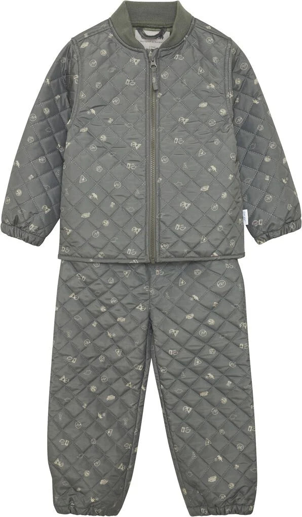 CeLaVi Thermal set - AOP Mulled basil