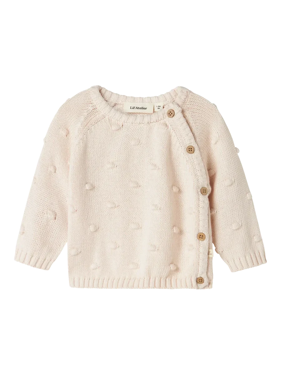 NBFGABLE LS WRAP KNIT LIL