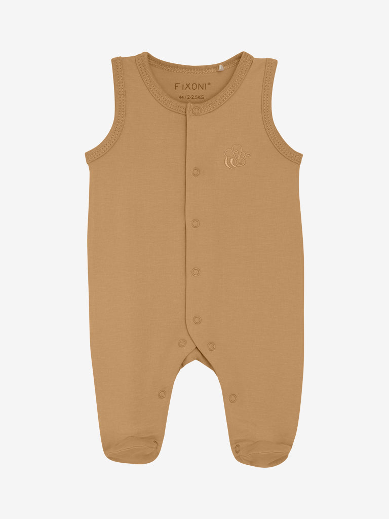 Fixoni - Romper w.feet - SOLID Doe 38