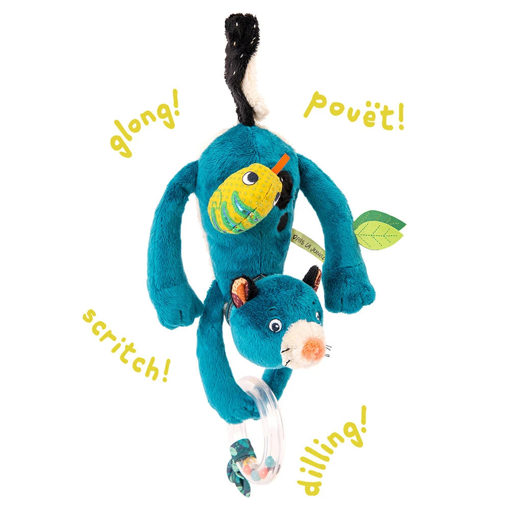 Moulin Roty - Aktivitetstøjdyr til ophæng - Panteren Zimba