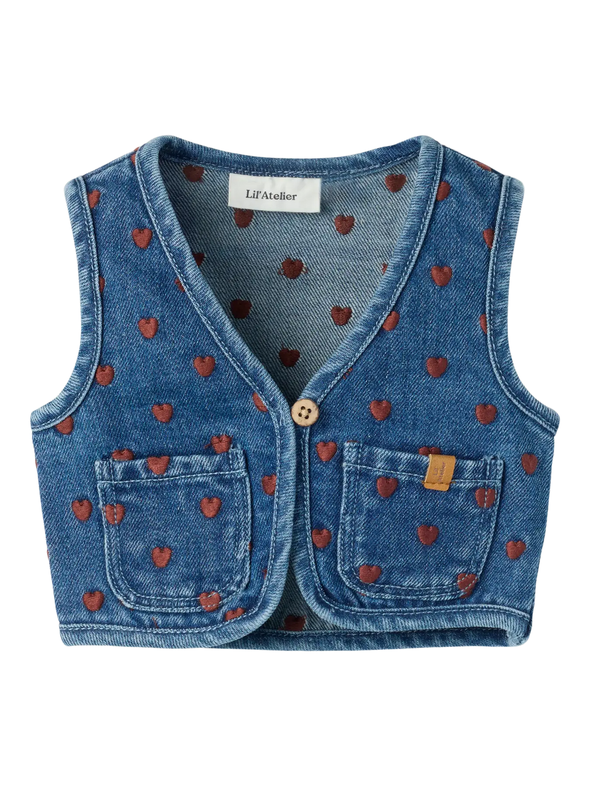 Lil Atelier NBFLIVA LOOSE DNM VEST 2001-SE LIL