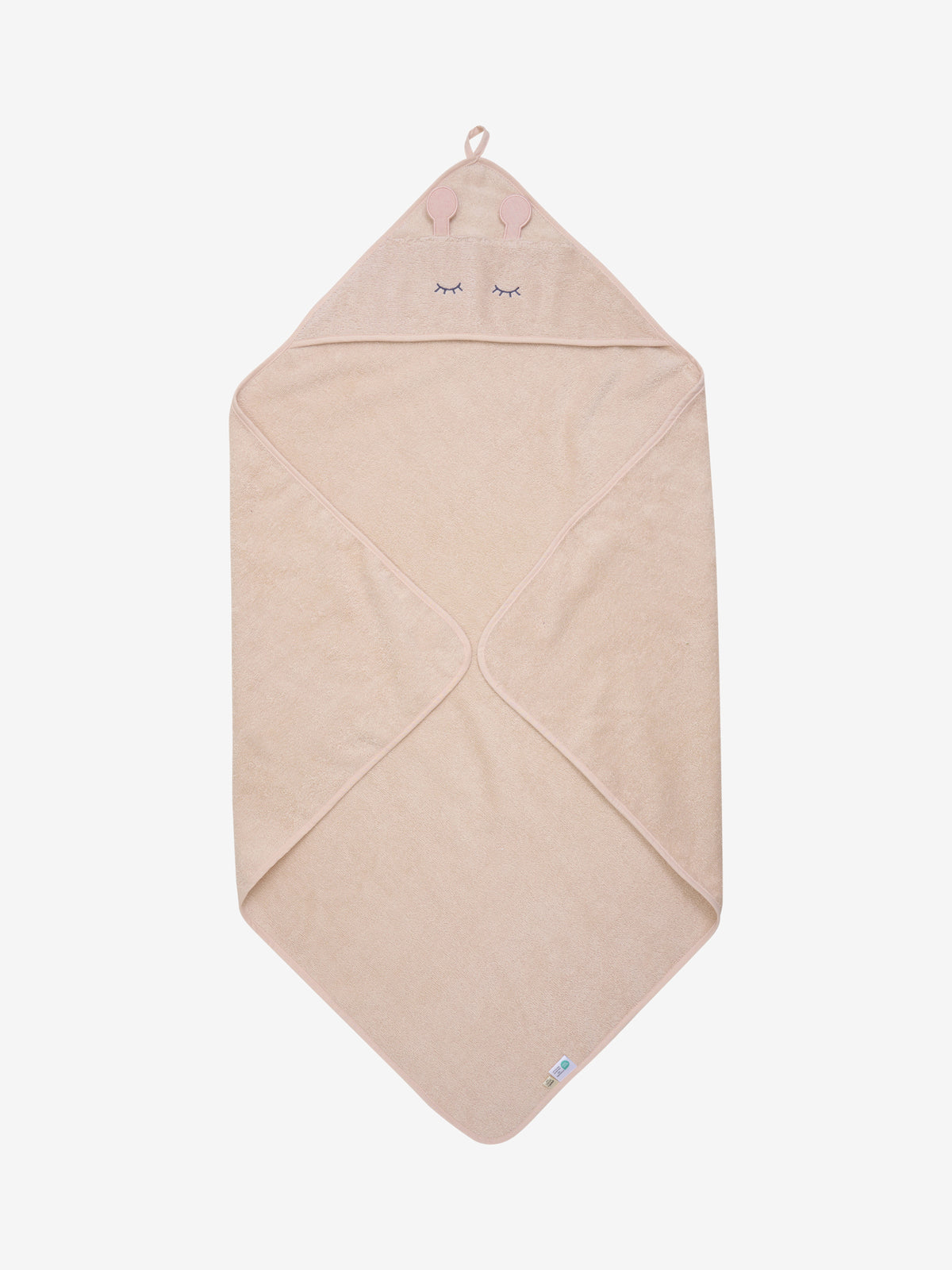 Pippi - Hooded baby towel - Rose Dust