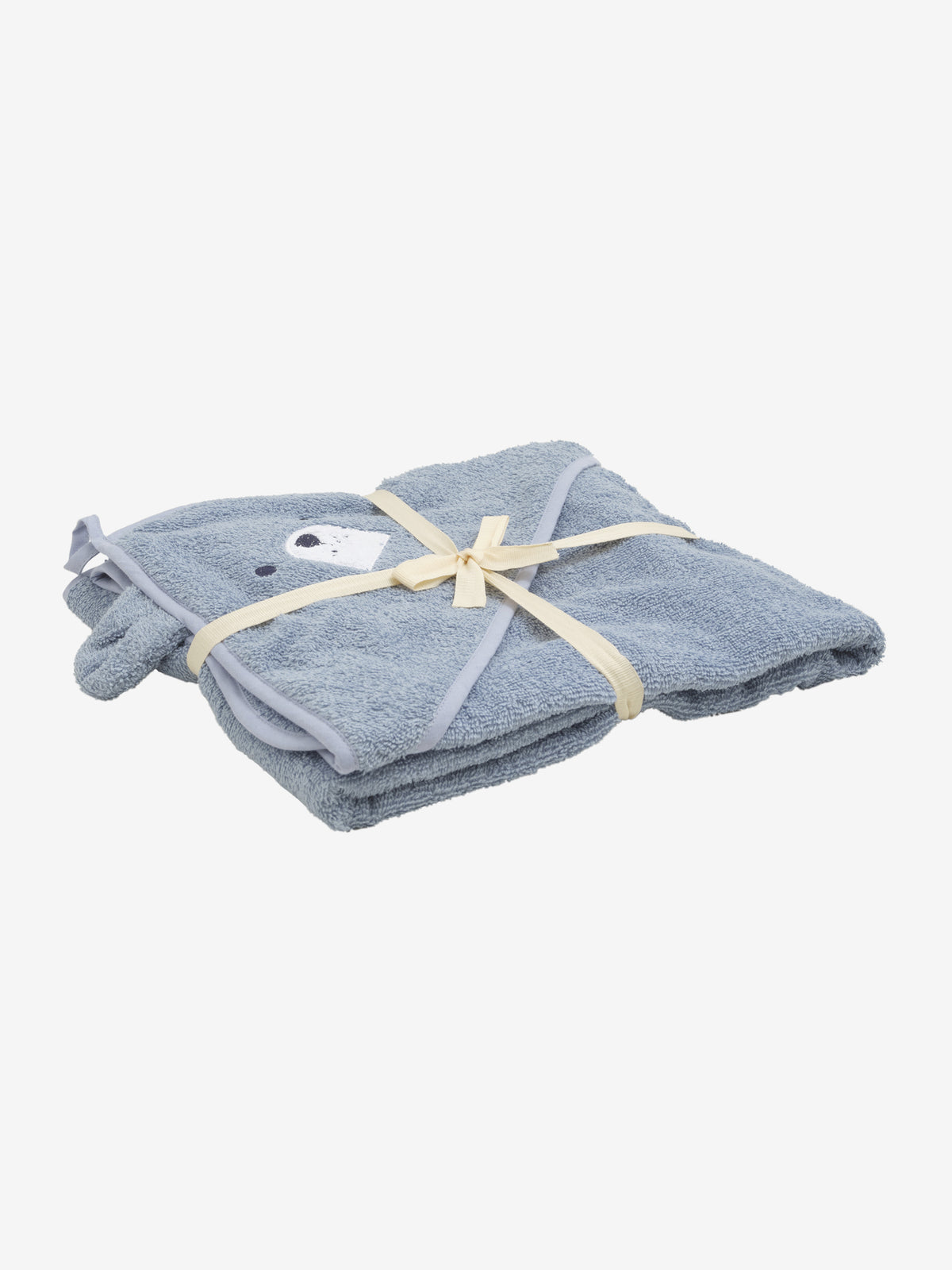 Pippi - Hooded baby towel - Dusty Blue
