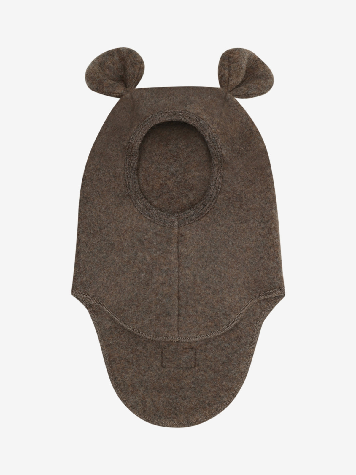 HUTTEliHUT - Balaclava Ears Wool Fleece Brown Melange 52/2-4Y