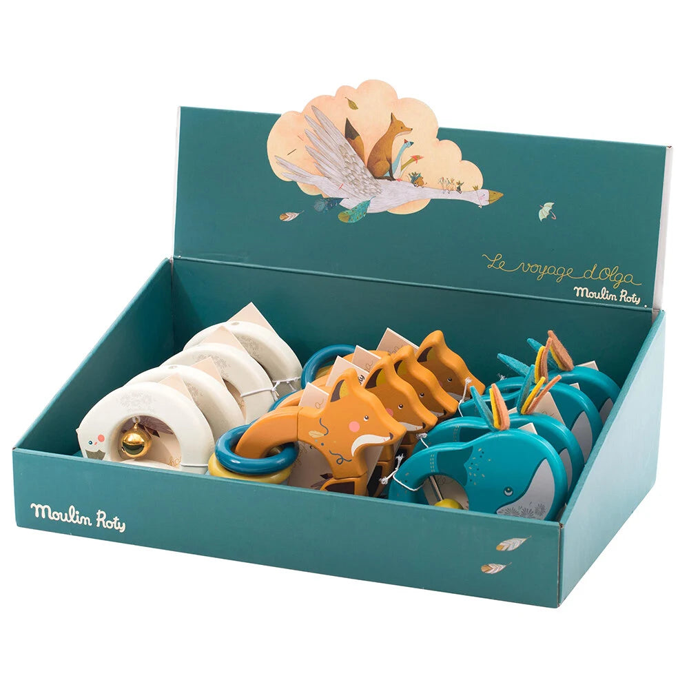 Moulin Roty - Rangle i træ - display