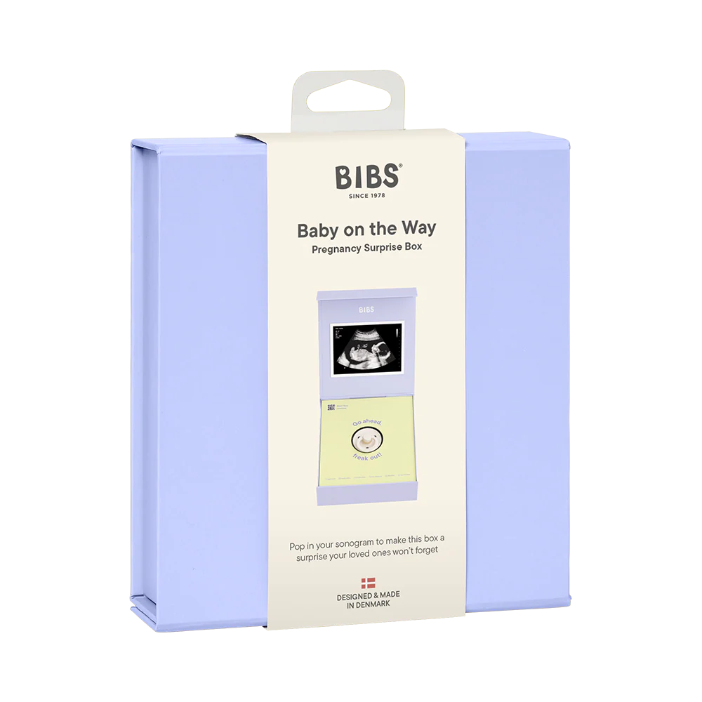 Bibs Baby on the way afsløringsboks