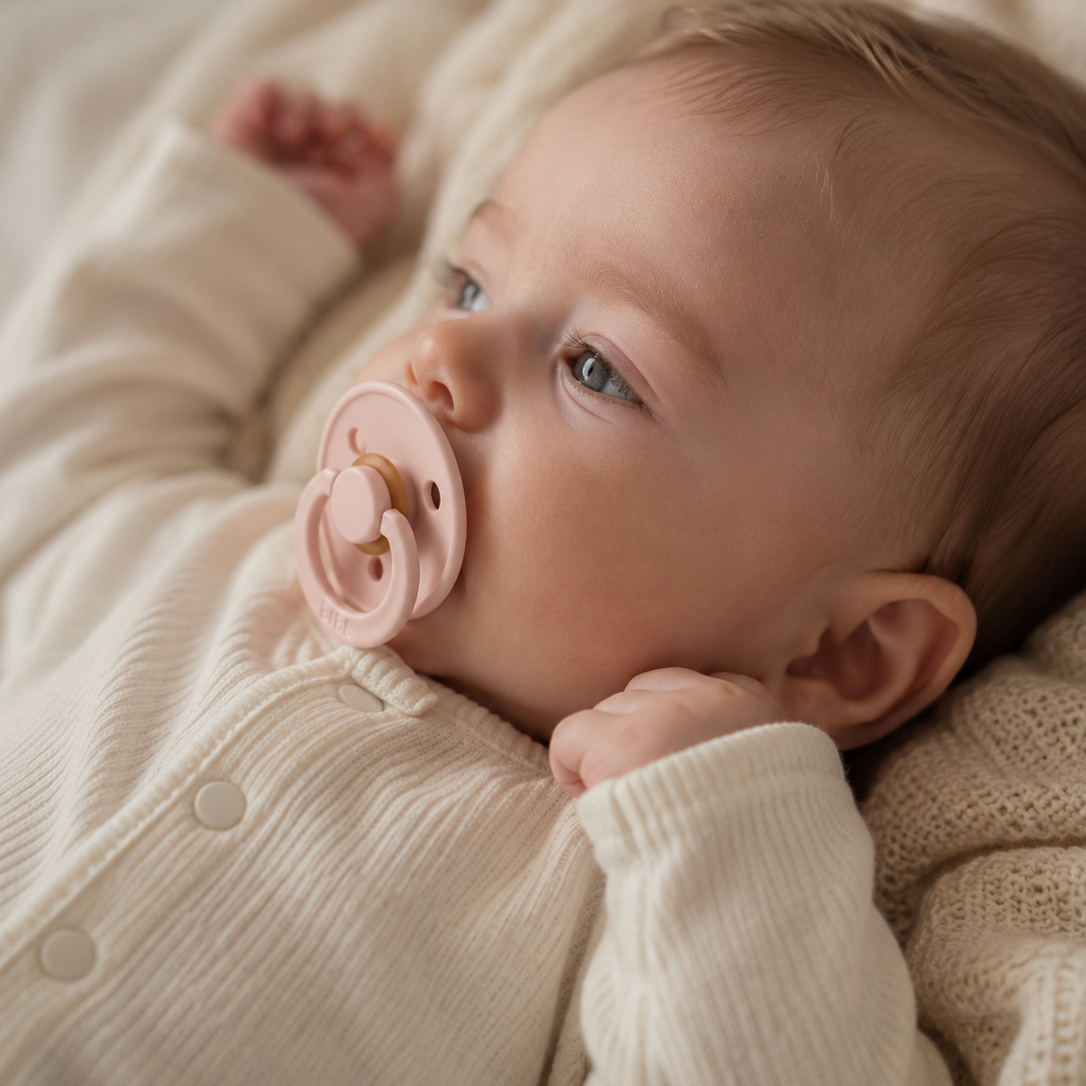 Bibs Colour 2 Pack - Ivory/Blush - size 1