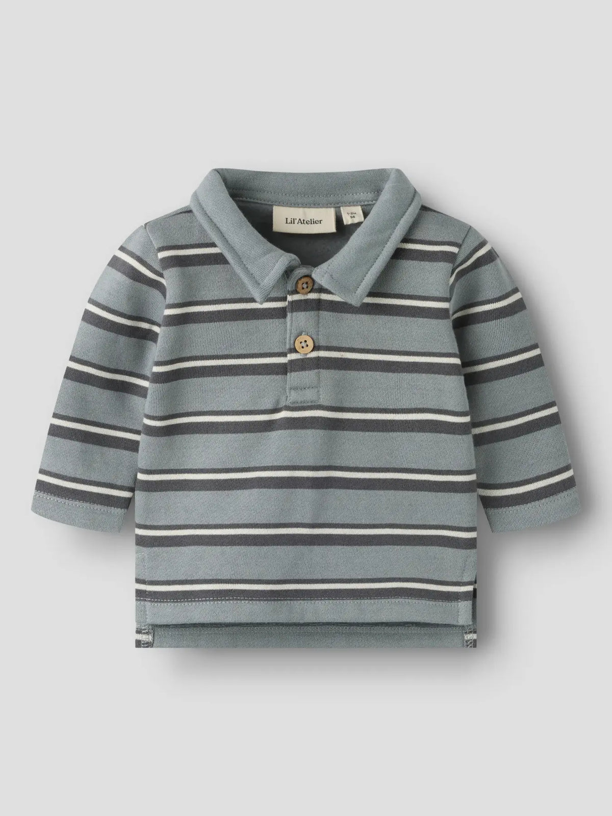 Lil Atelier NBMKILANO RIS LS LOOSE POLO BRU LIL