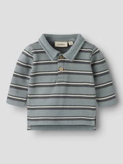 Lil Atelier NBMKILANO RIS LS LOOSE POLO BRU LIL