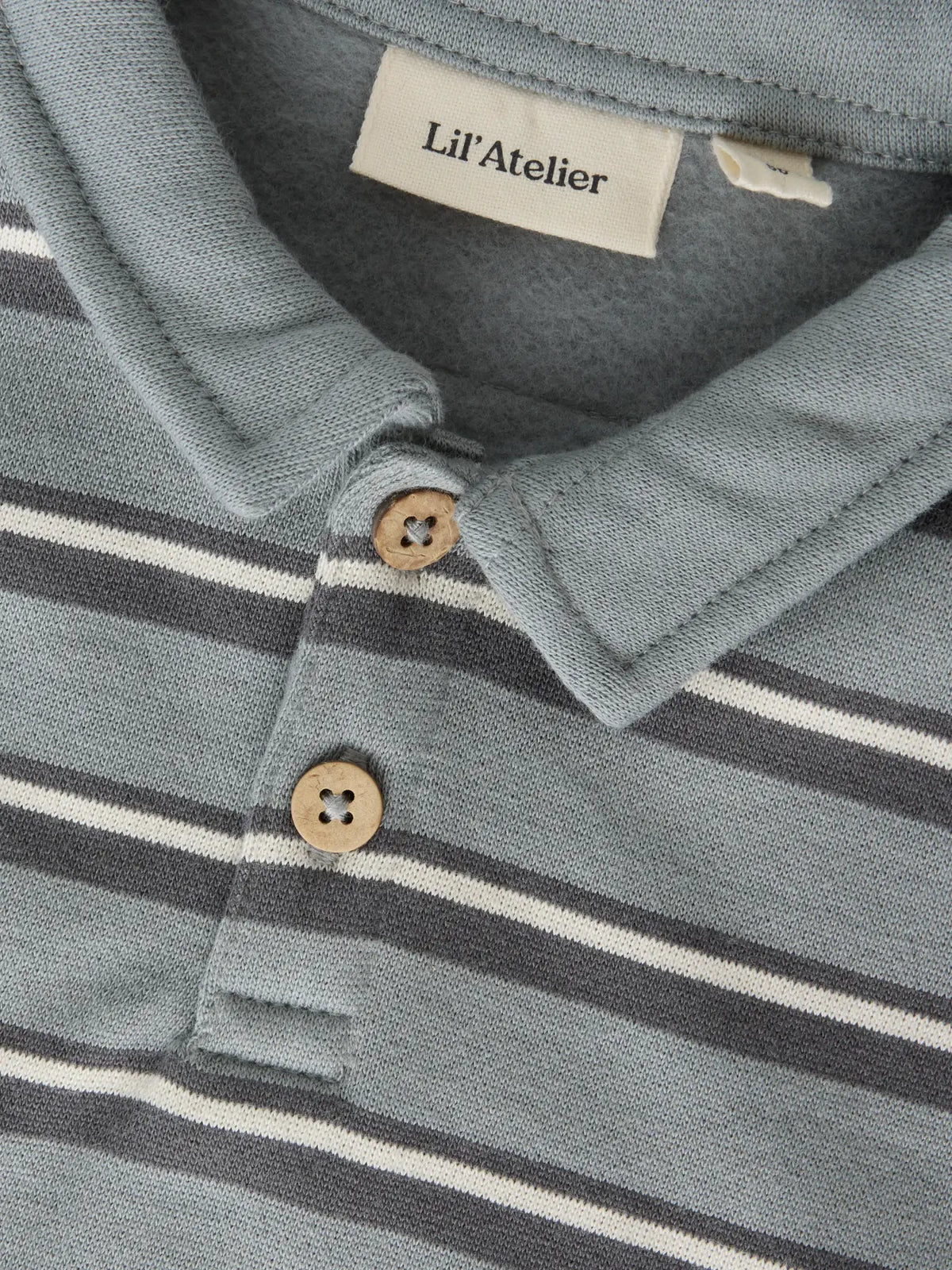 Lil Atelier NBMKILANO RIS LS LOOSE POLO BRU LIL
