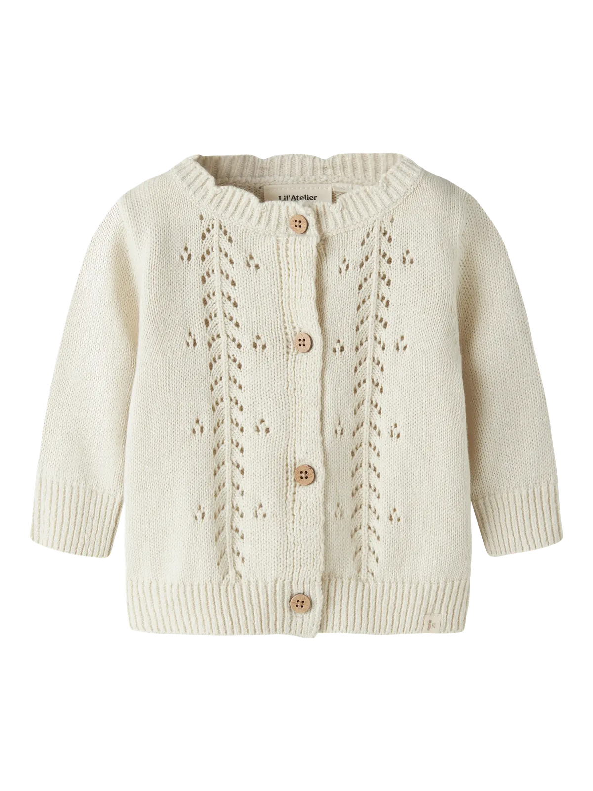 Lil Atelier NBFOPLEA LS KNIT CARD LIL