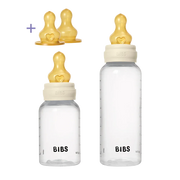 Baby BPA-fri PP Sutteflaske Grow and Flow Sæt 150 ml/270 ml Latex – Ivory