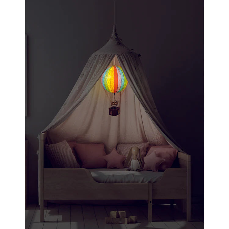 Authenticmodels LED Luftballon, Regnbue  - 30 cm