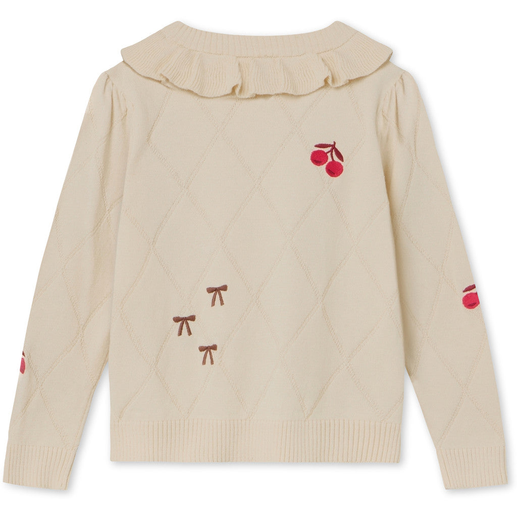 Fliink NOVA EMBR. RUFFLE PULLOVER 6-7 år