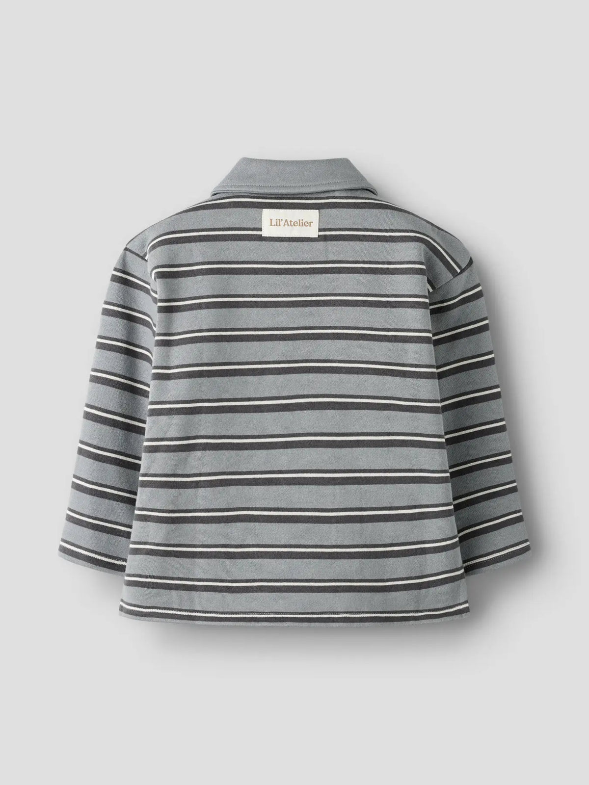 Lil Atelier NMMKILANO RIA LS LOOSE POLO BRU LIL