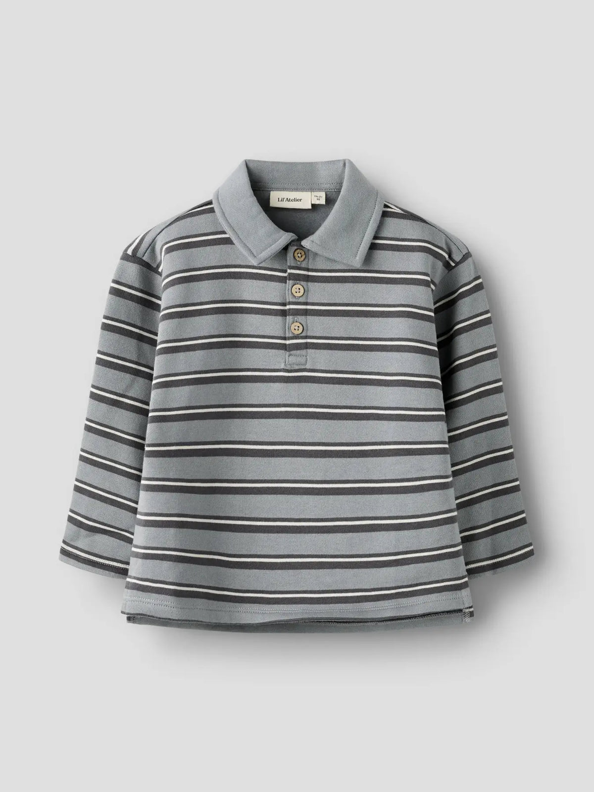 Lil Atelier NMMKILANO RIA LS LOOSE POLO BRU LIL