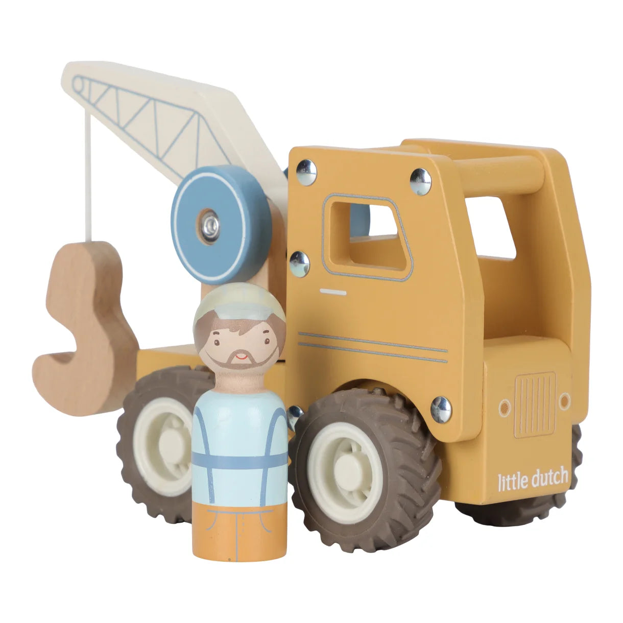 Little Dutch - Kranbil m/træfigur FSC