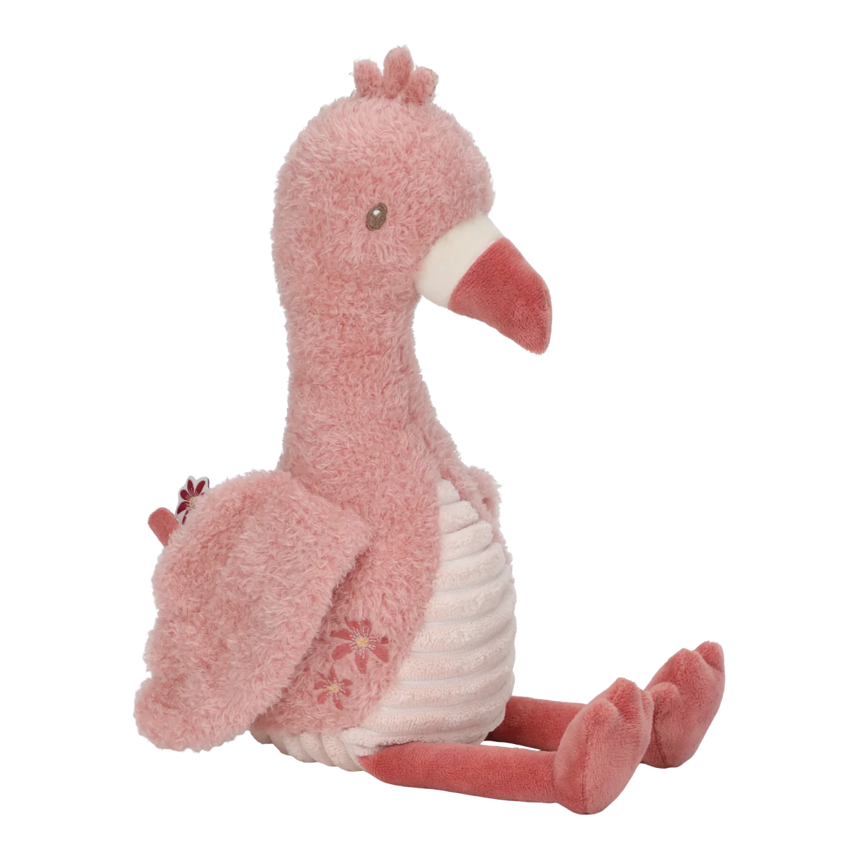 Little Dutch - Krammedyr Flamingo 35 cm - Safari Friends