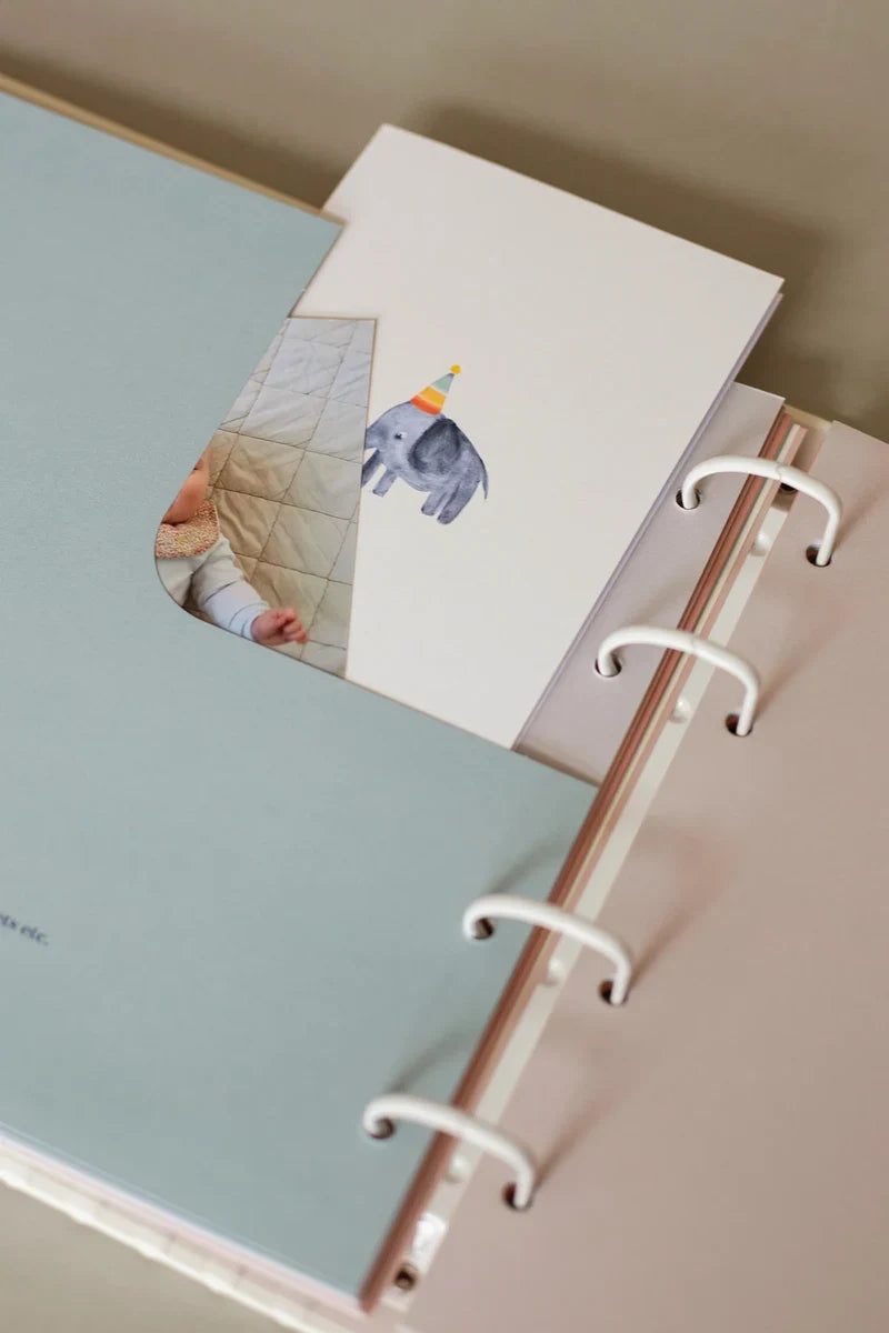 Barnets bog - mine første år - rosa album