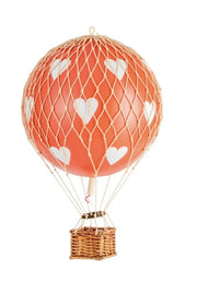 Autentic models Luftballon 30 cm med hjerter