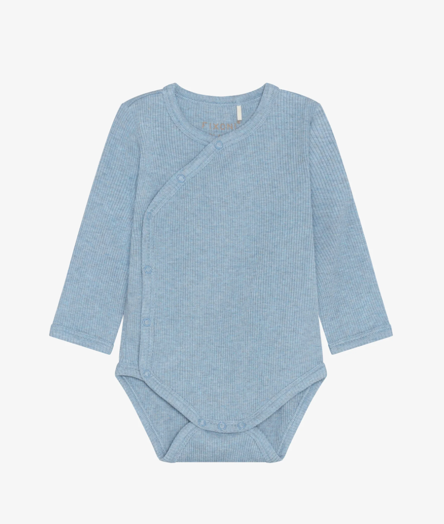 Fixoni - Wrap Body LS Melange Rib 80/12m