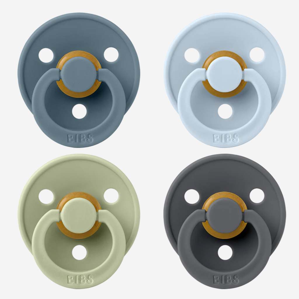Bibs Colour 4 pack - petrol/sage/baby blue/iron - size 2