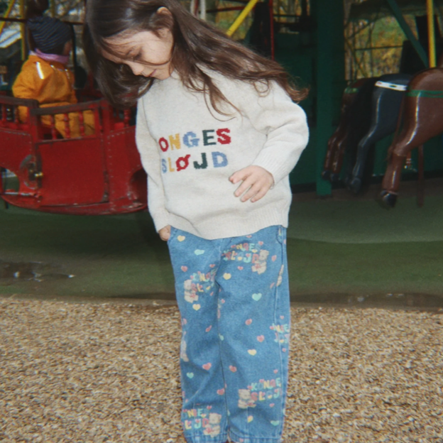 Konges Sløjd MAGOT FRILL PANTS GOTS TEDDY COEUR