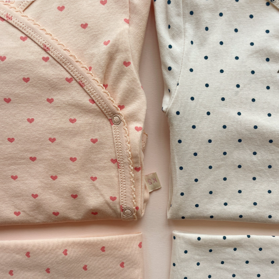 Konges Sløjd BASIC LS BODY GOTS TEDDY COEUR 80/12m