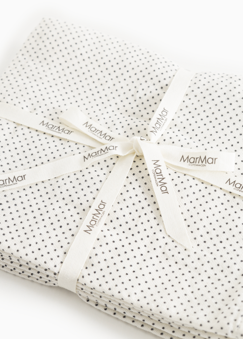 MarMar Ada (2-pack) - Bonded Muslin Print Tiny Dots