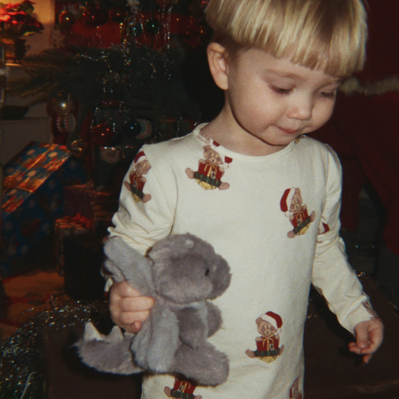 Konges Sløjd BASIC BLOUSE/PANTS SET GOTS TEDDY BEAR