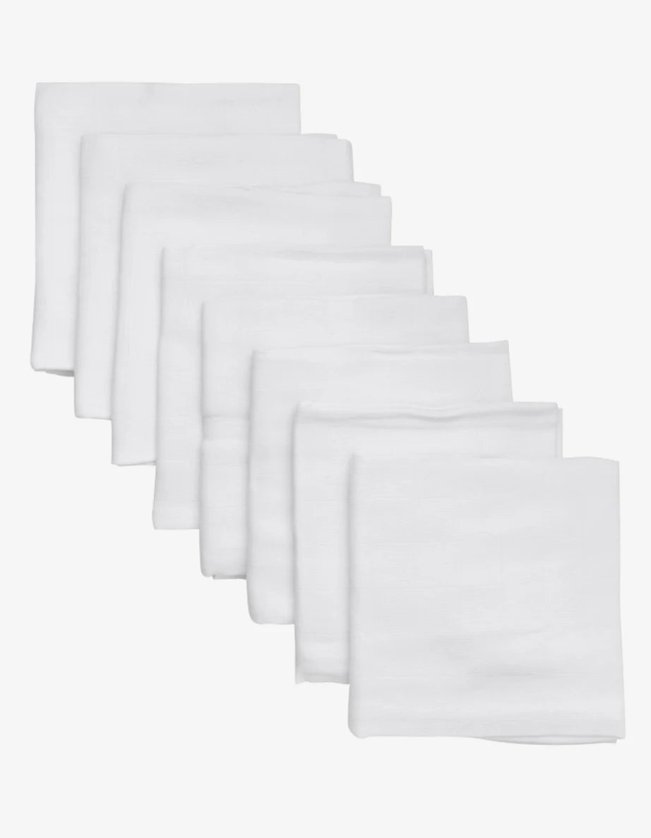 Pippi - Cloth Muslin (8-pack) Brilliant White