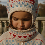 Konges Sløjd Belou Neckwarmer - Heart 52/2-4Y
