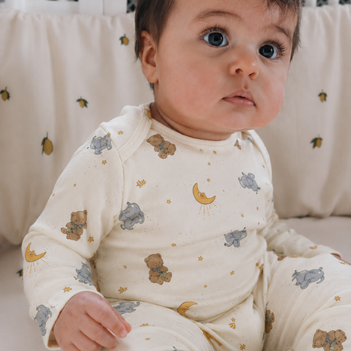 Konges Sløjd BASIC ZIP ONESIE GOTS CUCCIOLO