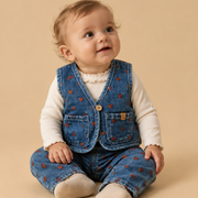 Lil Atelier NBFLIVA LOOSE DNM VEST 2001-SE LIL
