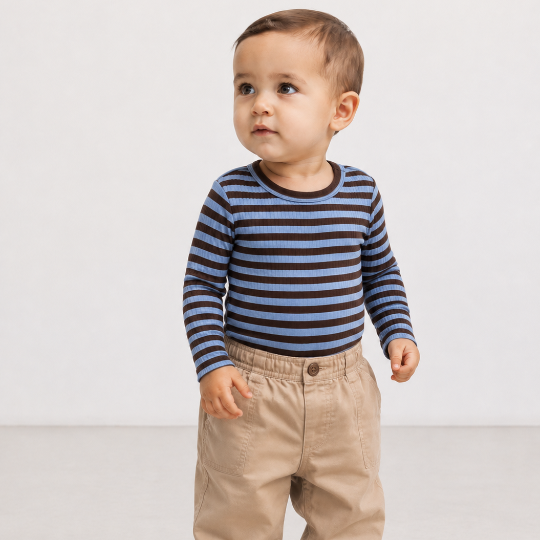 MarMar Plain Body LS - Modal Stripe
