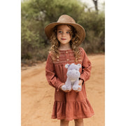 Little Dutch - Krammedyr Flodhest 17 cm - Safari Friends